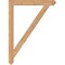 Ekena Millwork Traditional Arts & Crafts Smooth Bracket, Western Red Cedar, 3 1/2"W x 34"D x 46"H BKT04X34X46TRA03SWR - alternate 4